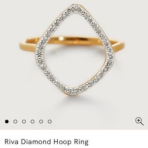 Monica Vinader Riva Diamond Ring